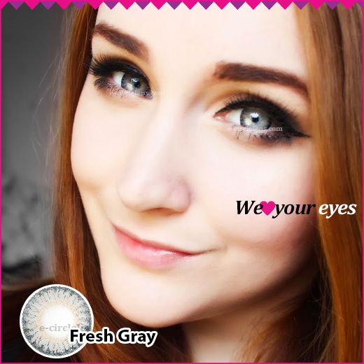 Fresh Gray Contacts at www.e-circlelens.com