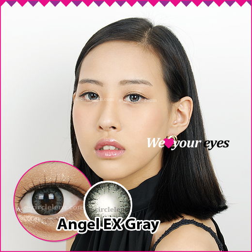Angel EX Gray Contacts at www.e-circlelens.com