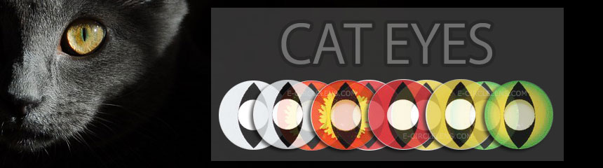 cat eyes cosplay contact lenses