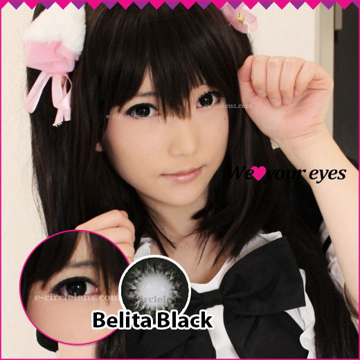 Belita Black Contacts at e-circlelens.com