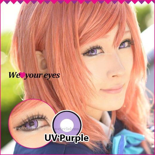 UV Purple Contacts at e-circlelens.com
